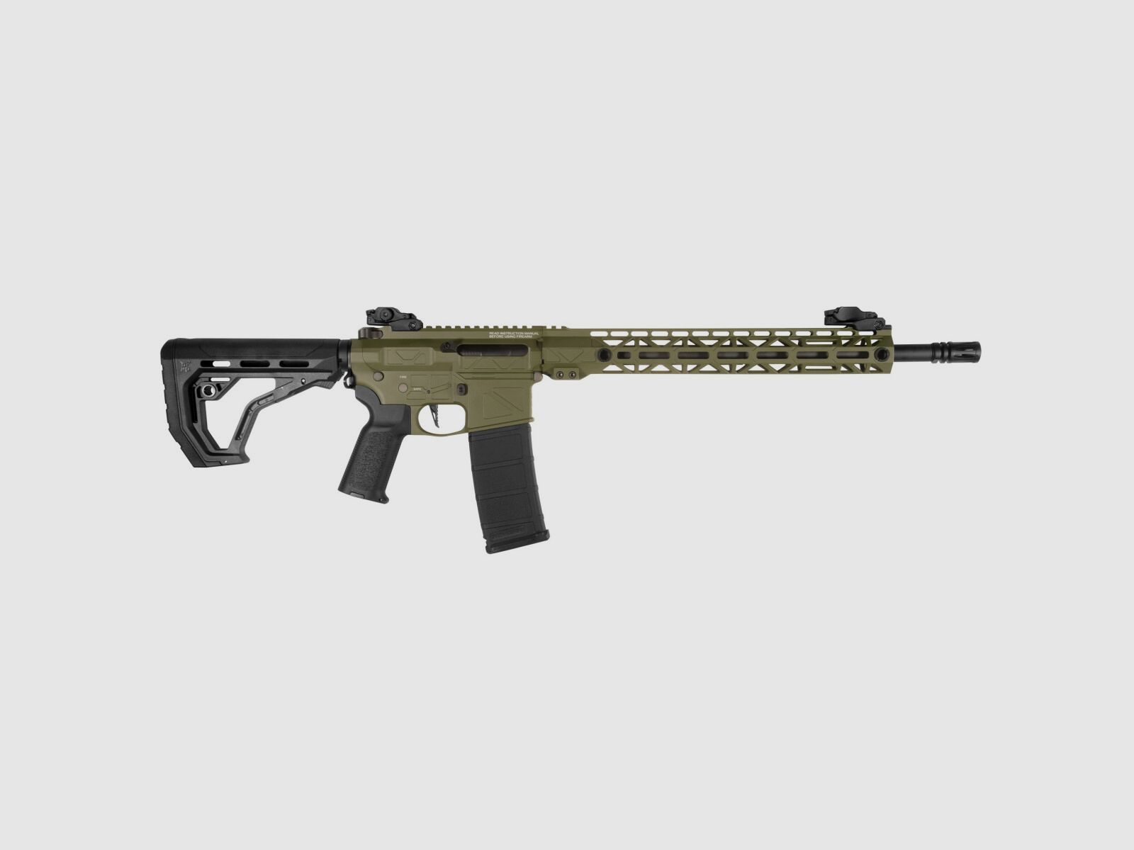 GP R15 FREYA 13" CNC Mlok FREYA ALPHA S-AEG Olive Libre à partir de 18 ans | Delta Armory