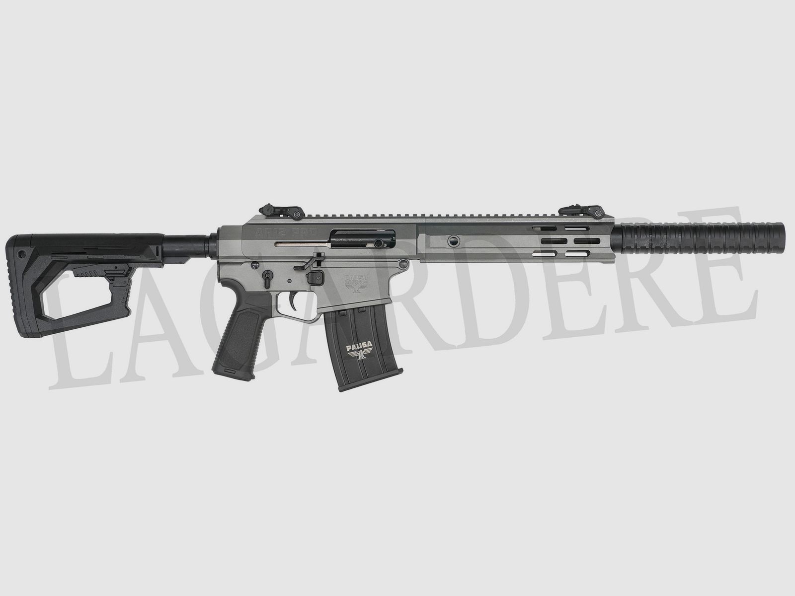 PANZER ARMS USA AR12 PRO GREY SHORT 18,5" (SEMI-AUTO MILITÄRFLINTE MIT GLATTEM LAUF)