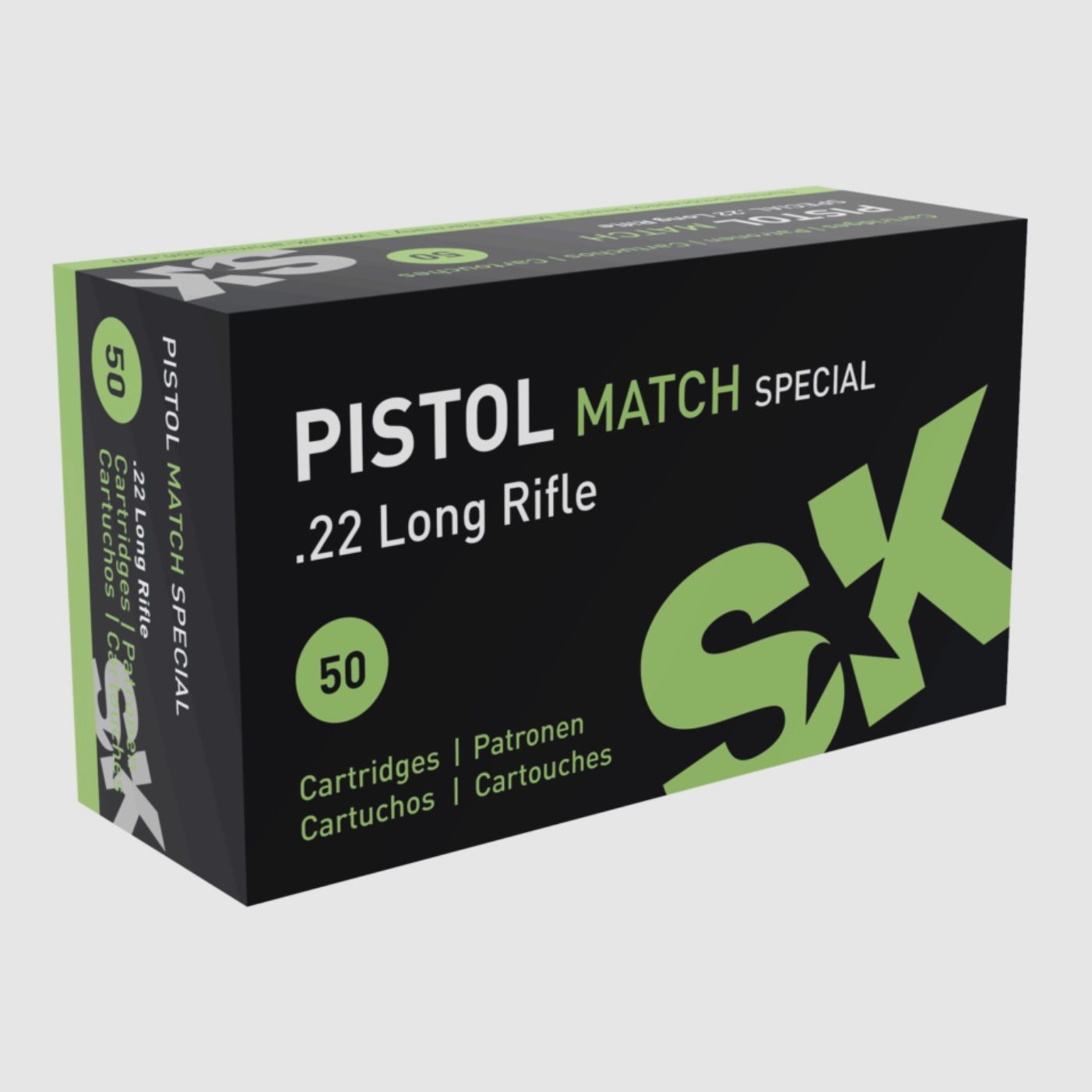SK PISTOL MATCH SPECIAL .22LR 2,59g 40gr 50St.