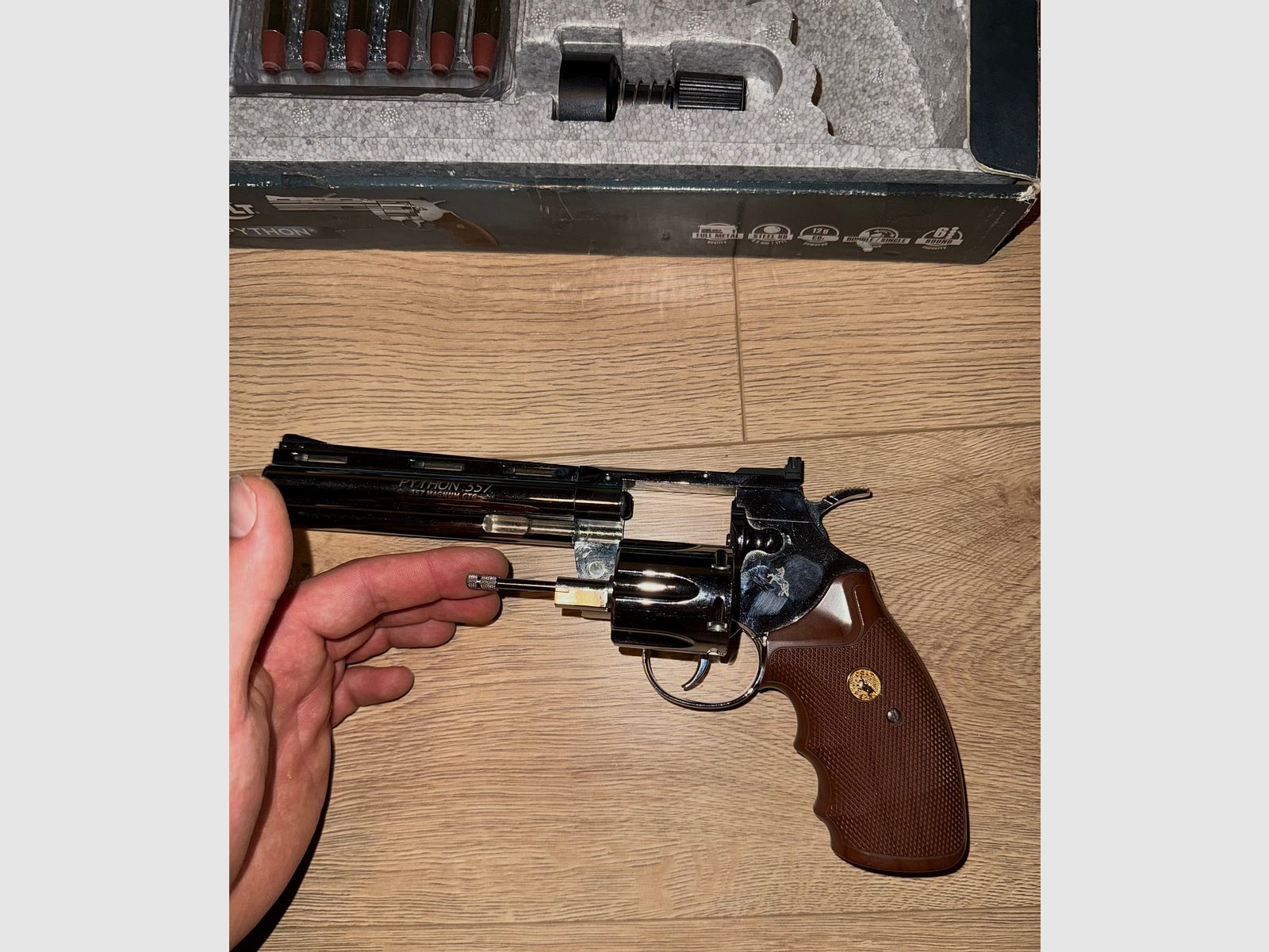 Umarex Colt Python 6" nickel