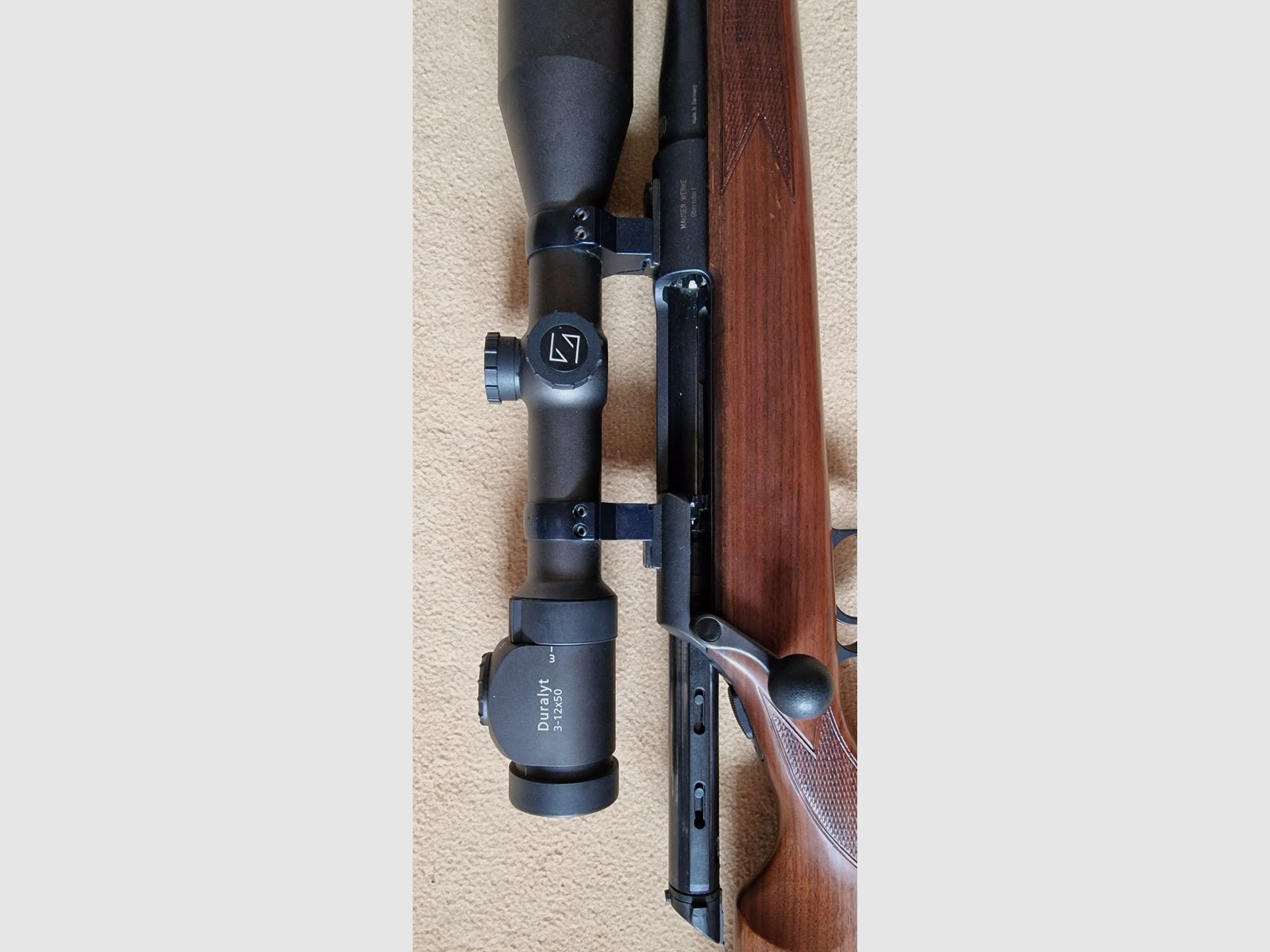 Mauser M96 with optics and silencer