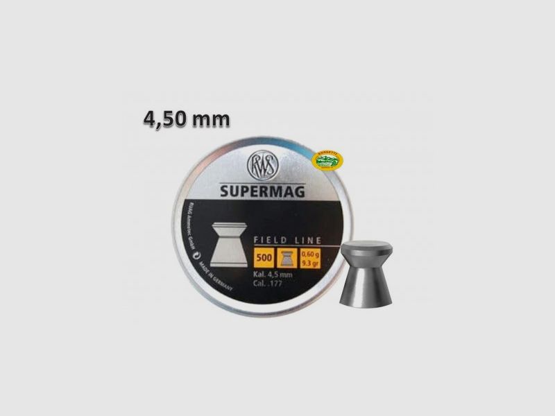 RWS Bullets SUPERMAG cal. 4.50mm 0.60gr