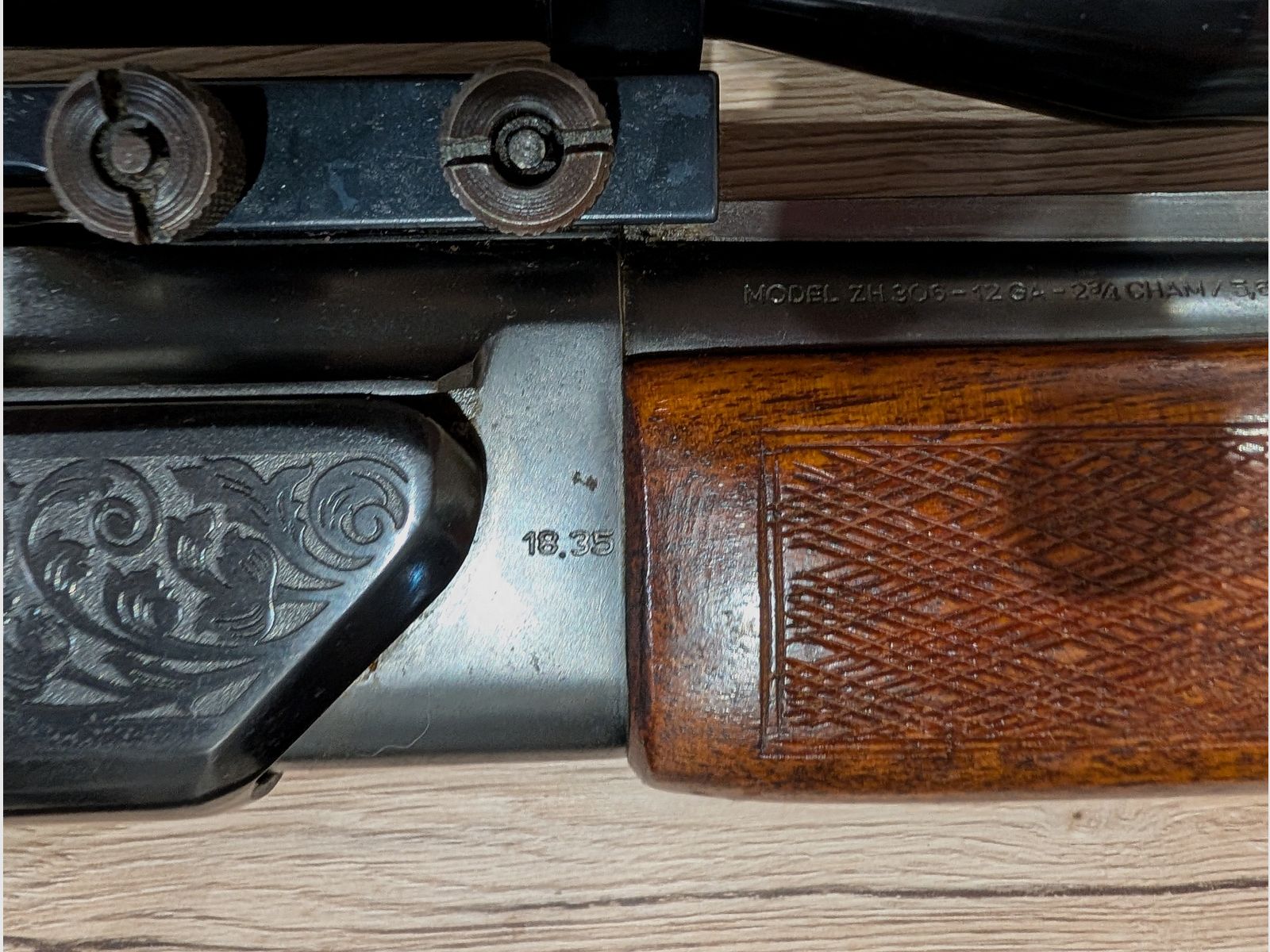 CZ Uhersky Brod Bockbüchsflinte 12/70 , 5, 6x50R Mag., Bild 9 von 11