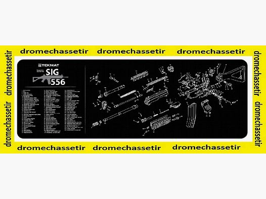 Tapis de nettoyage neoprene decor SIG SAUER 556