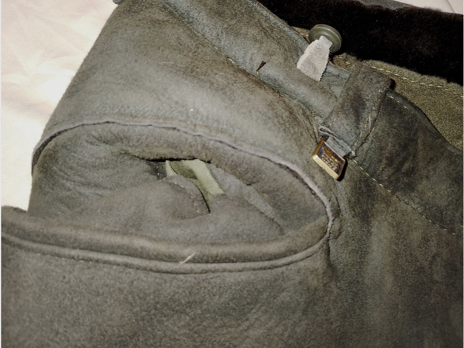 Qualitative Ansitzhose - Hersteller Leder Weiß