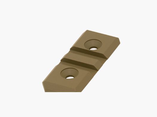 UTG PRO 2-Slot Super Slim Free Float Rail Section -FDE
