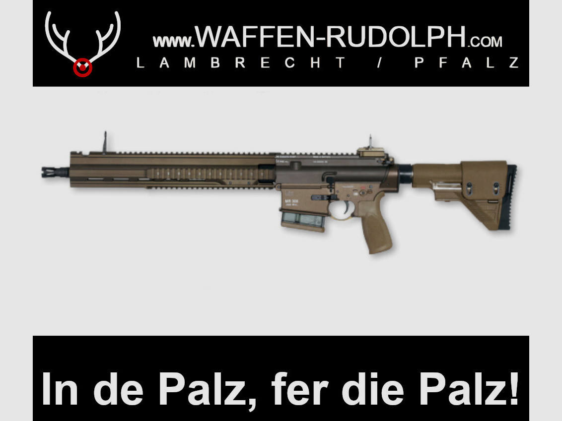 Heckler & Koch Selbstladebüchse MR 308 A3-28 16,5" LL sandfarben 308Win
