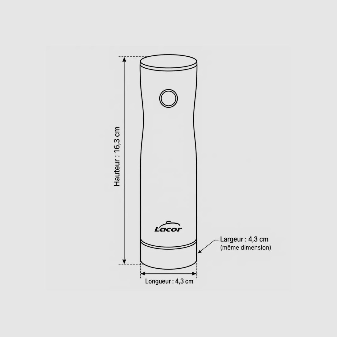 Pompe à vide Smart sans fil - 2,5 L/min - USB - LACOR, image 3 sur 7