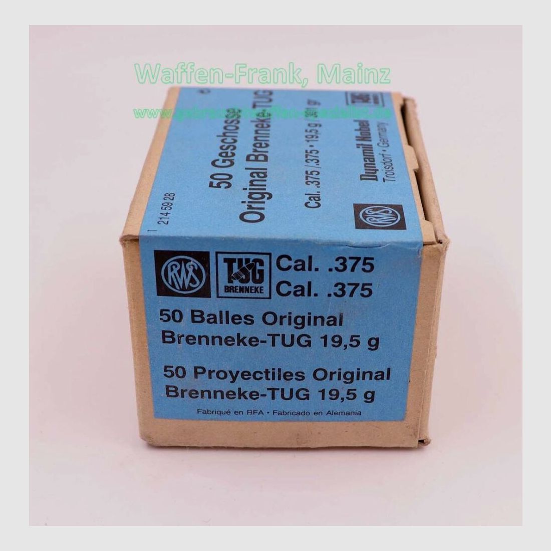 RWS (WZd.Fa.Rottweil) Büchsengeschosse