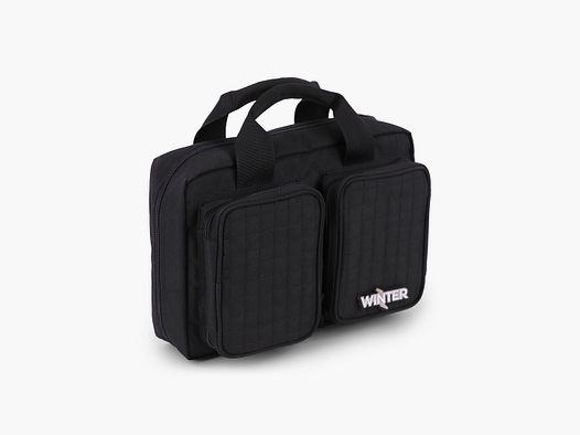 Winter Pistol Case W8 for 2 Handguns - 8 Magazine Holders, 1000D, Lockable (Night)
