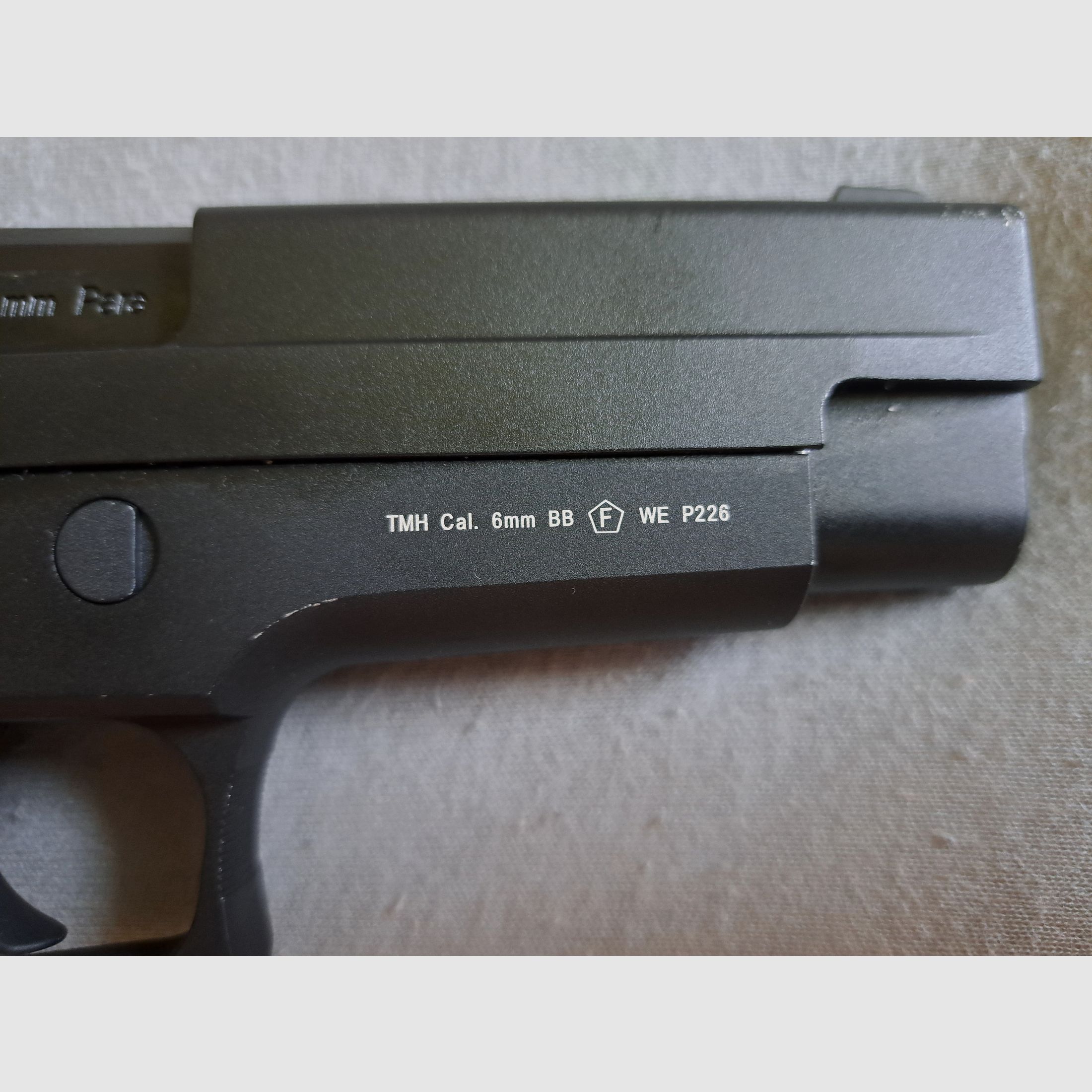WE P226 GBB mit Carabine Kit