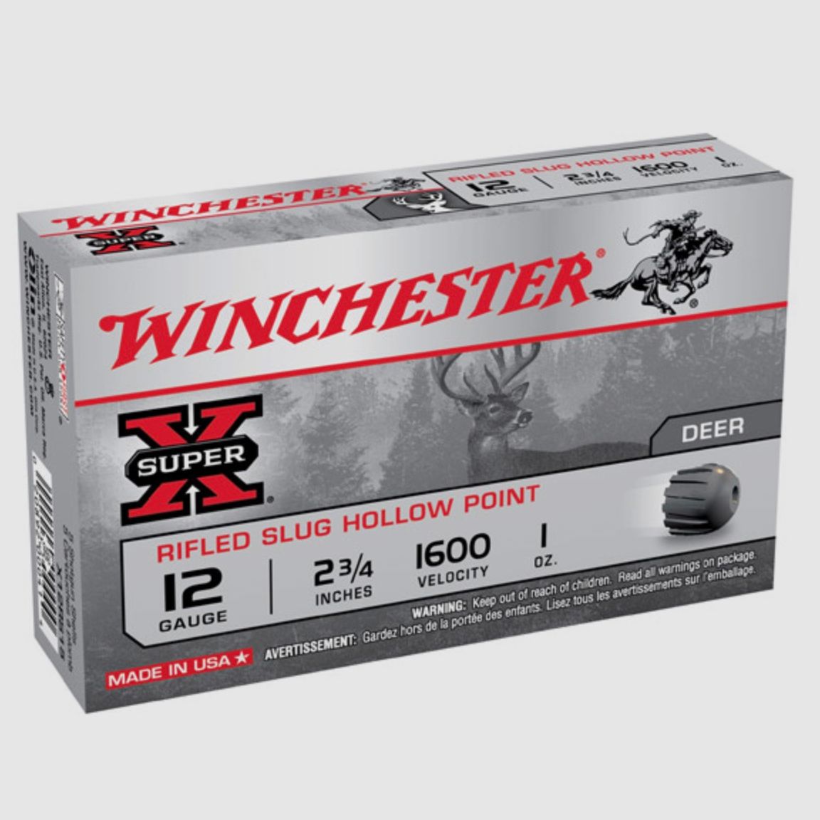 WINCHESTER 40564000 Super-X Slug 12/70 28g