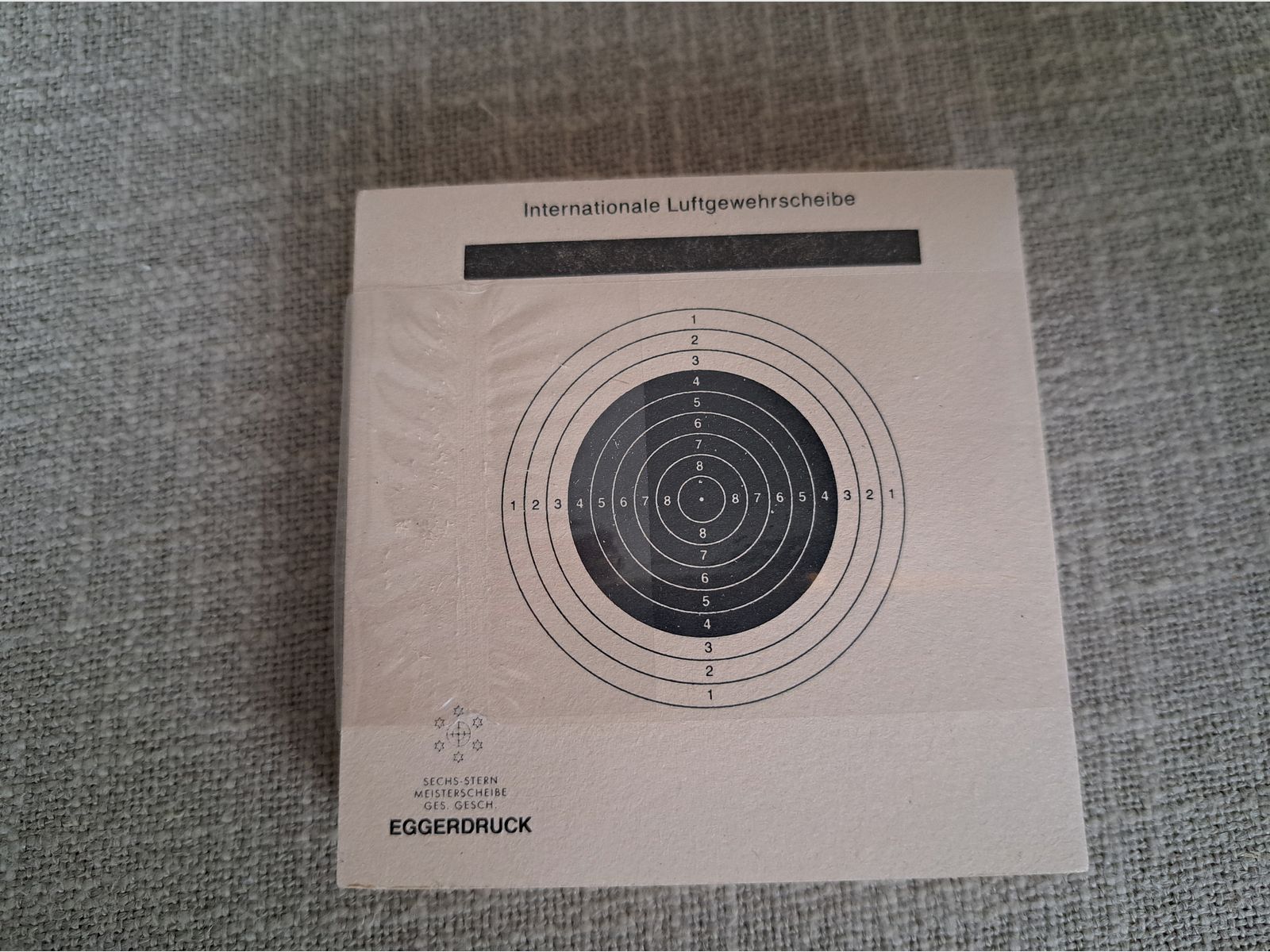 23 x 40 (+2 Probescheiben) Zielscheiben für Luftgewehr (10er Ringscheiben)