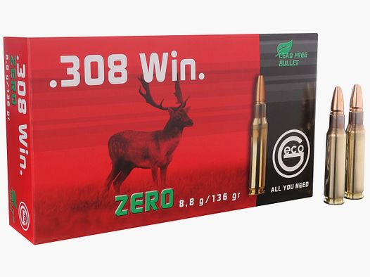 Geco Büchsenpatronen Zero .308 Win. 136 grains