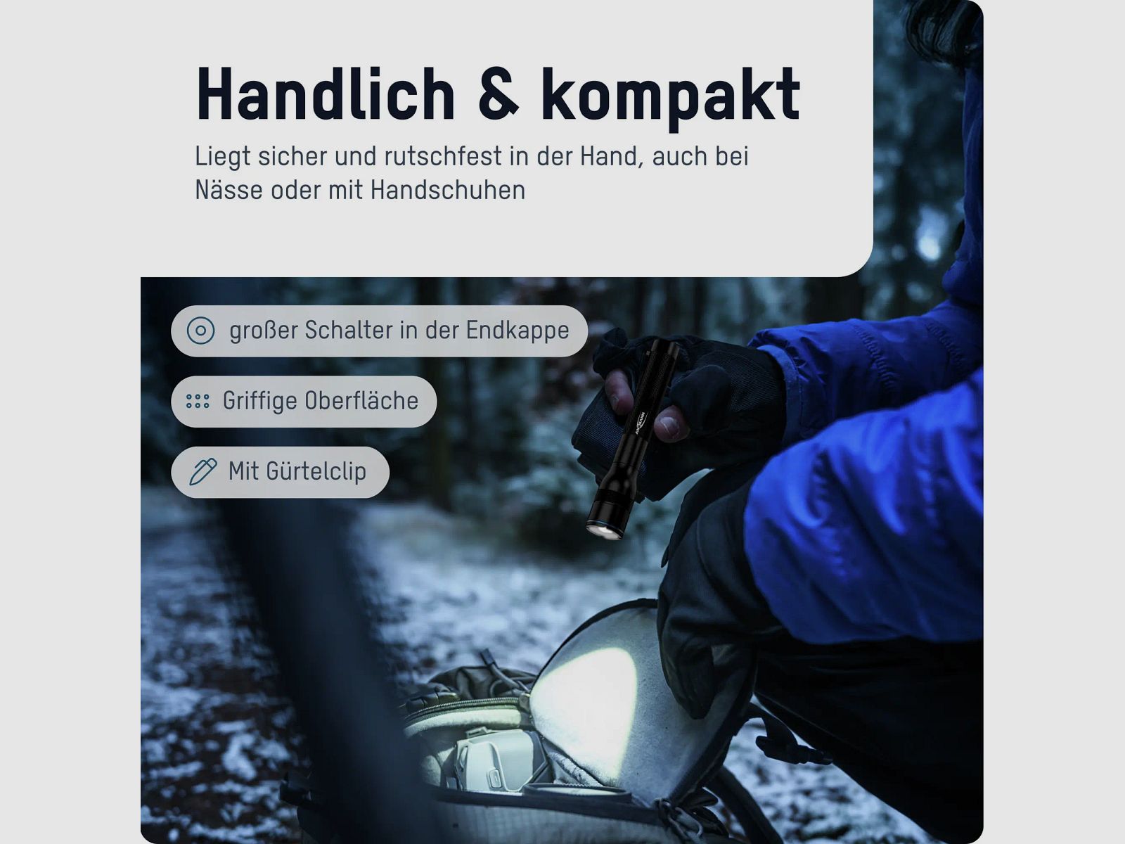 Ansmann flashlight TA300BF