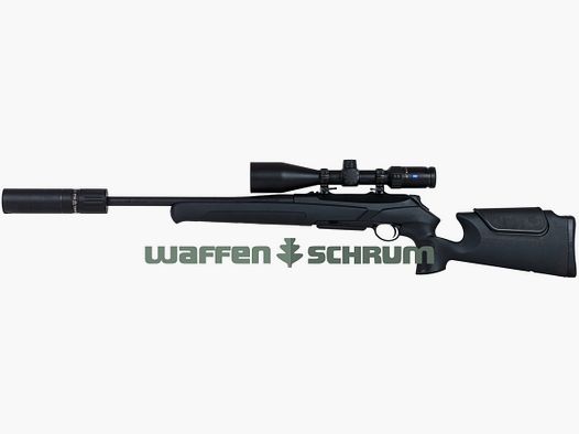 Merkel RX Helix Speedster Black .308Win SD Merkel HLX Suppressor , ZF Zeiss Conquest V4 3-12x56 Abs.60, Schnellspann-Montage, , LL: 47cm, Gewinde M15x1, I-Sight Visierung, Gewehrriemen,