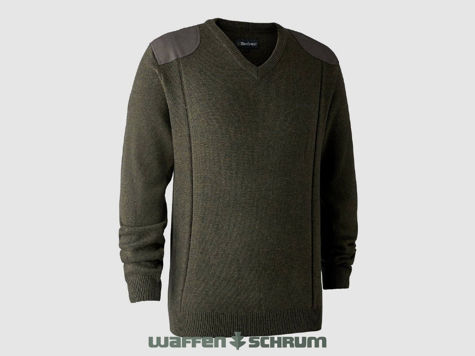 Deerhunter Pullover Sheffield m. V-hals Cypress
