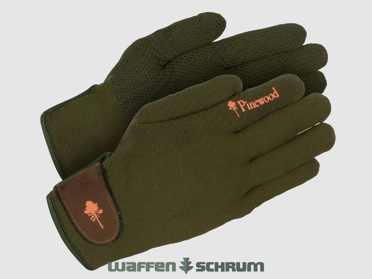 Pinewood Handschuhe Stretch Extreme Mossgreen/Dark Brown