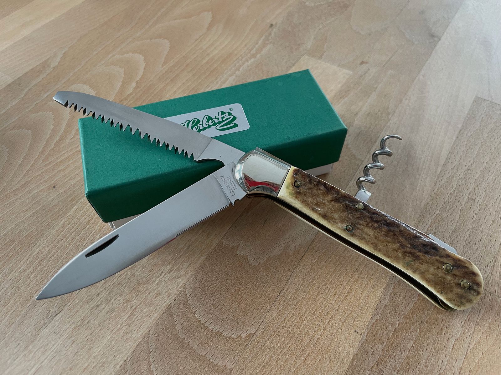 Herbertz hunting pocket knife 3-piece.