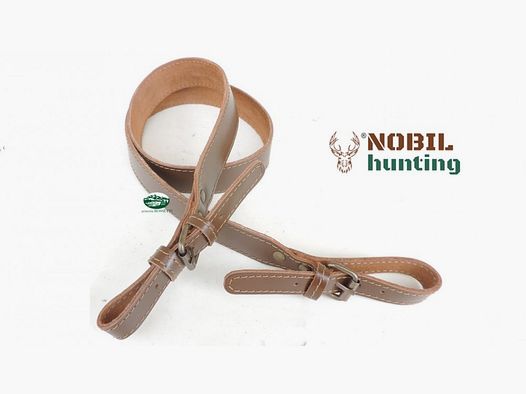NOBIL Bretella fucile cuoio 112 cm