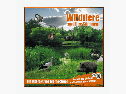 Children's Memo Game "Wild Animals and Their Voices"