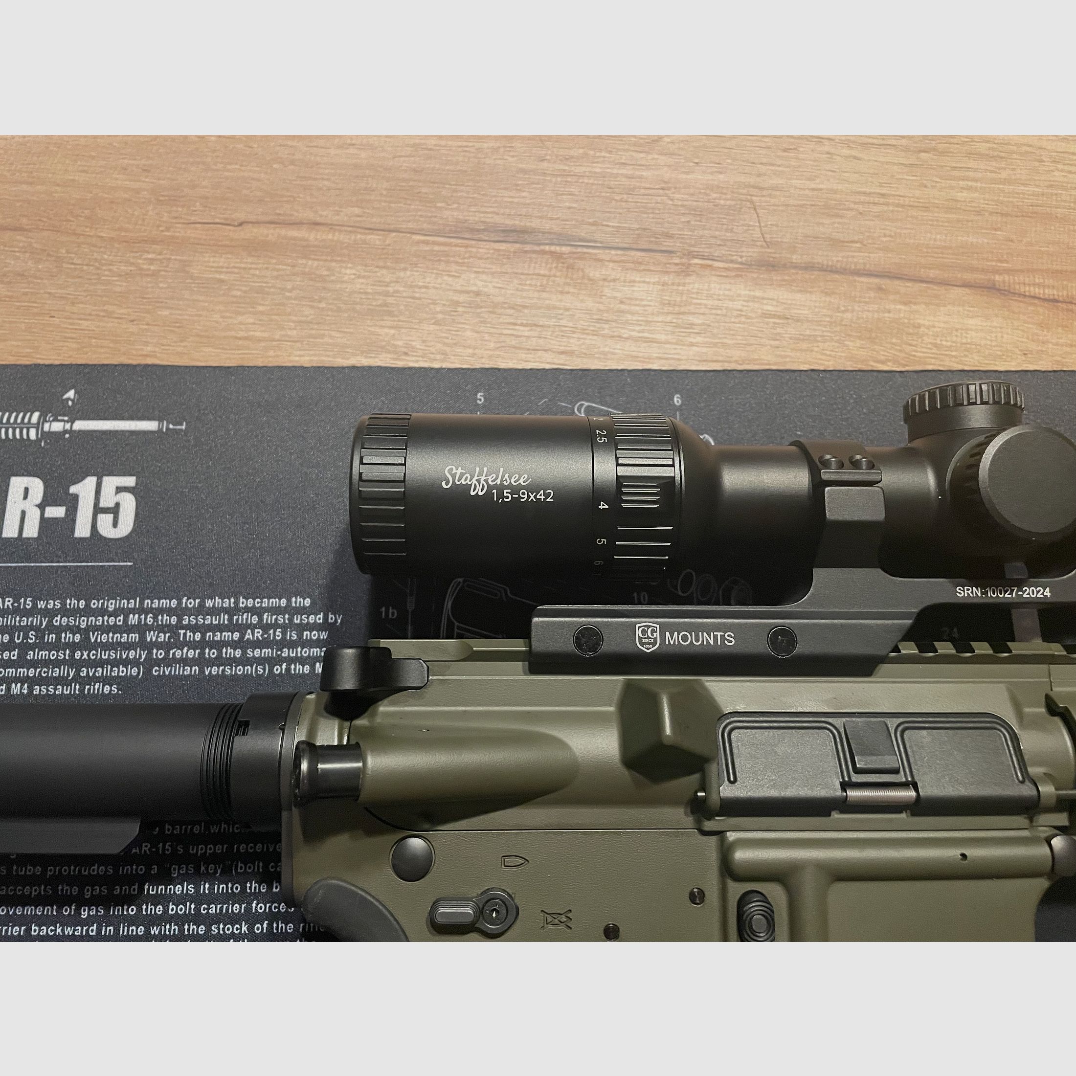LuxDefTec LDT AR 15 .223 Rem 14,5“ OD Green