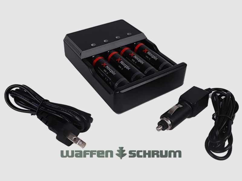 Nocpix Nocpix 18650 charger for 4 batteries