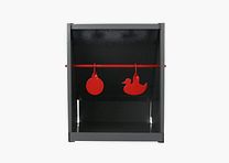 Air rifle pellet trap with shooting game for 14 cm×14 cm targets