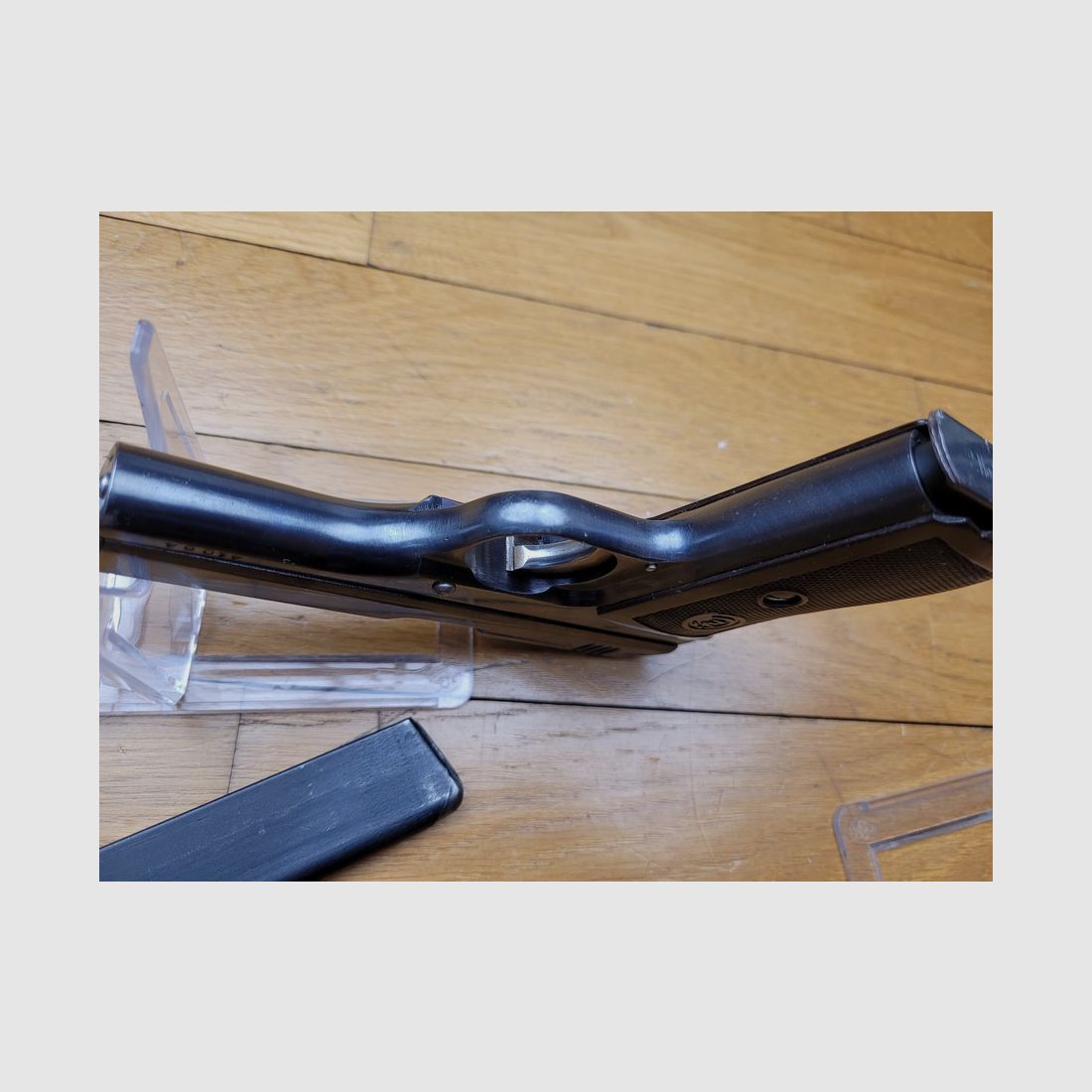 Guter deutscher Ordonnanzpistole – CZ 27 tschechisch – 7,65 Browning – 2 Magazine – BE+, Bild 11 von 11