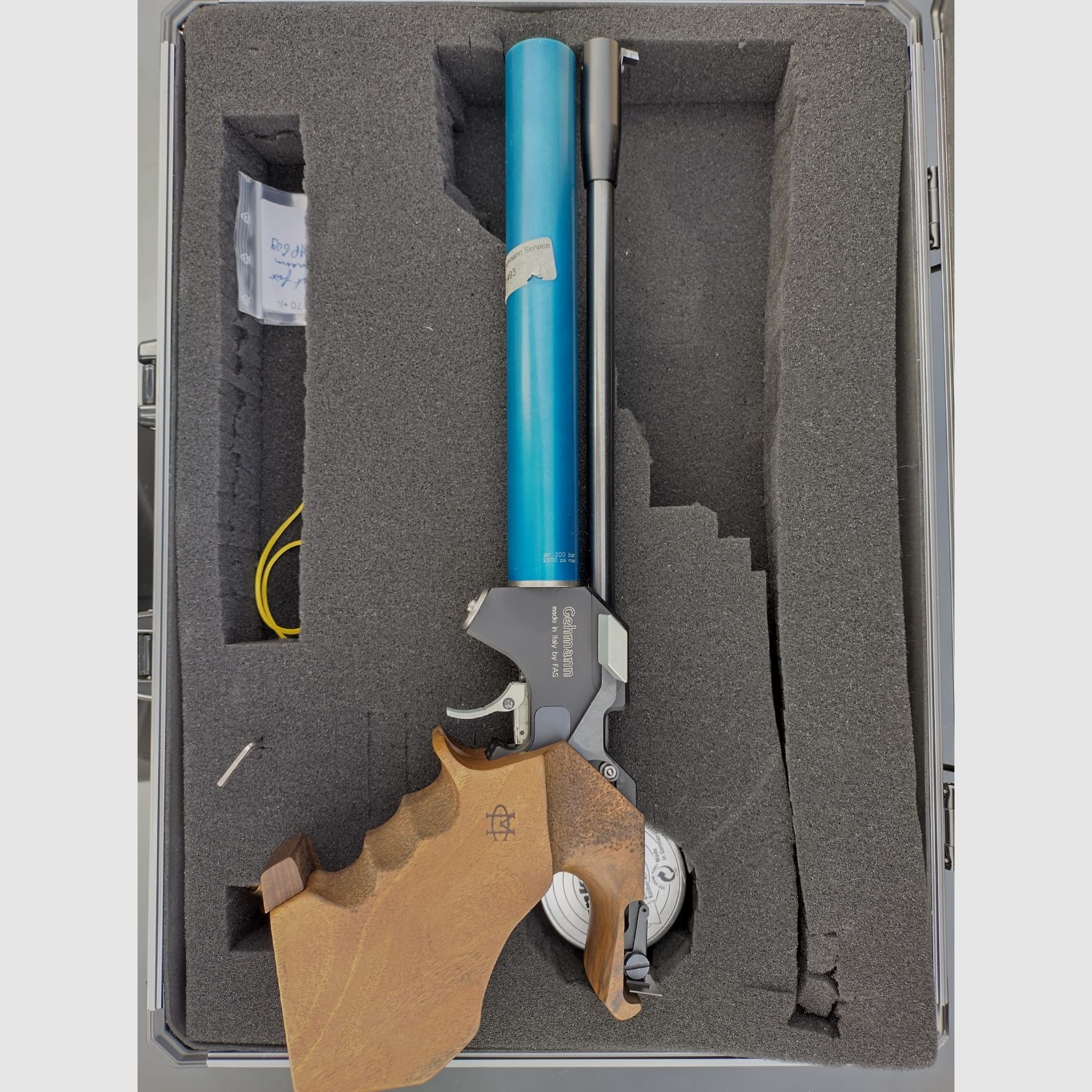 Gehmann AP 609 Match Luftpistole mit Koffer