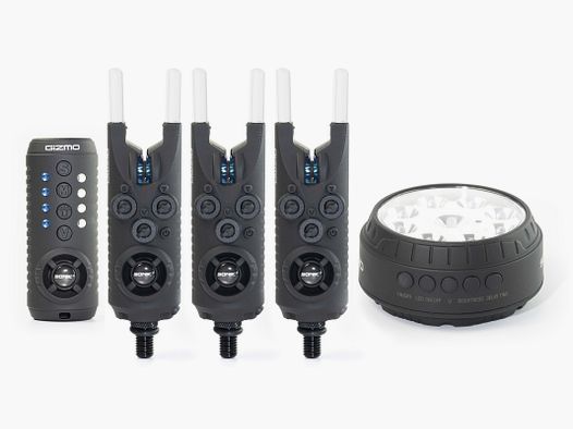 Sonik Gizmo Funkbissanzeiger Set 3+1 All Blue