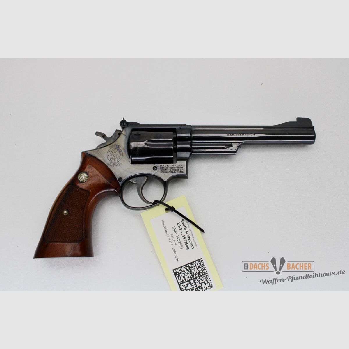 Revolver S&W Smith & Wesson Mod 19-3 Kal. .357 Mag 6\", Bild 2 von 4