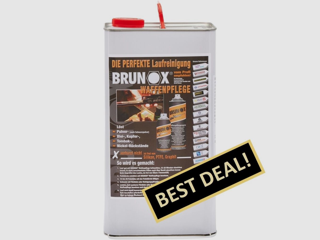 BRUNOX Waffenpflege Kanister: 5 Liter