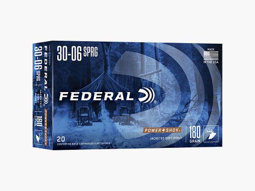 Federal Ammunition .30-06 Spr. Power Shok Tlm 11.7g/180grs.