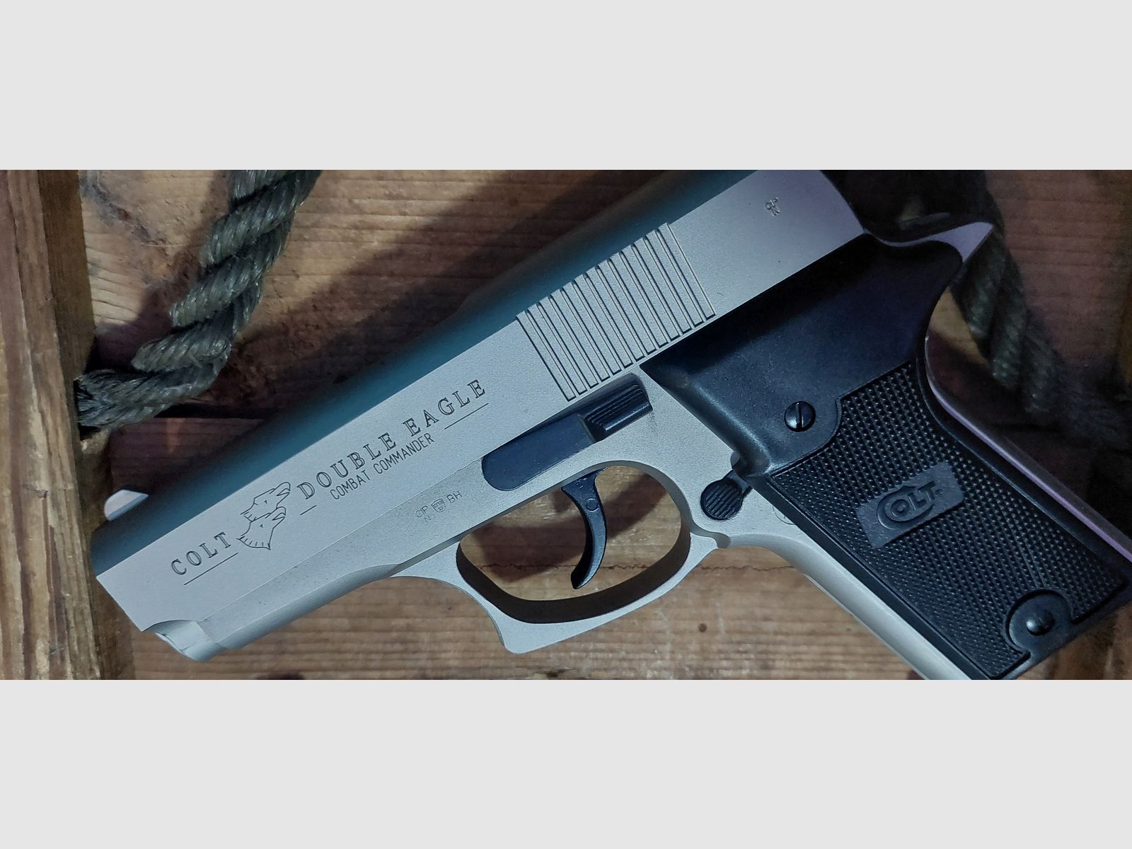 COLT Double Eagle - cromo mate - 9 mm P.A.K (PTB 766) Schreckschuss