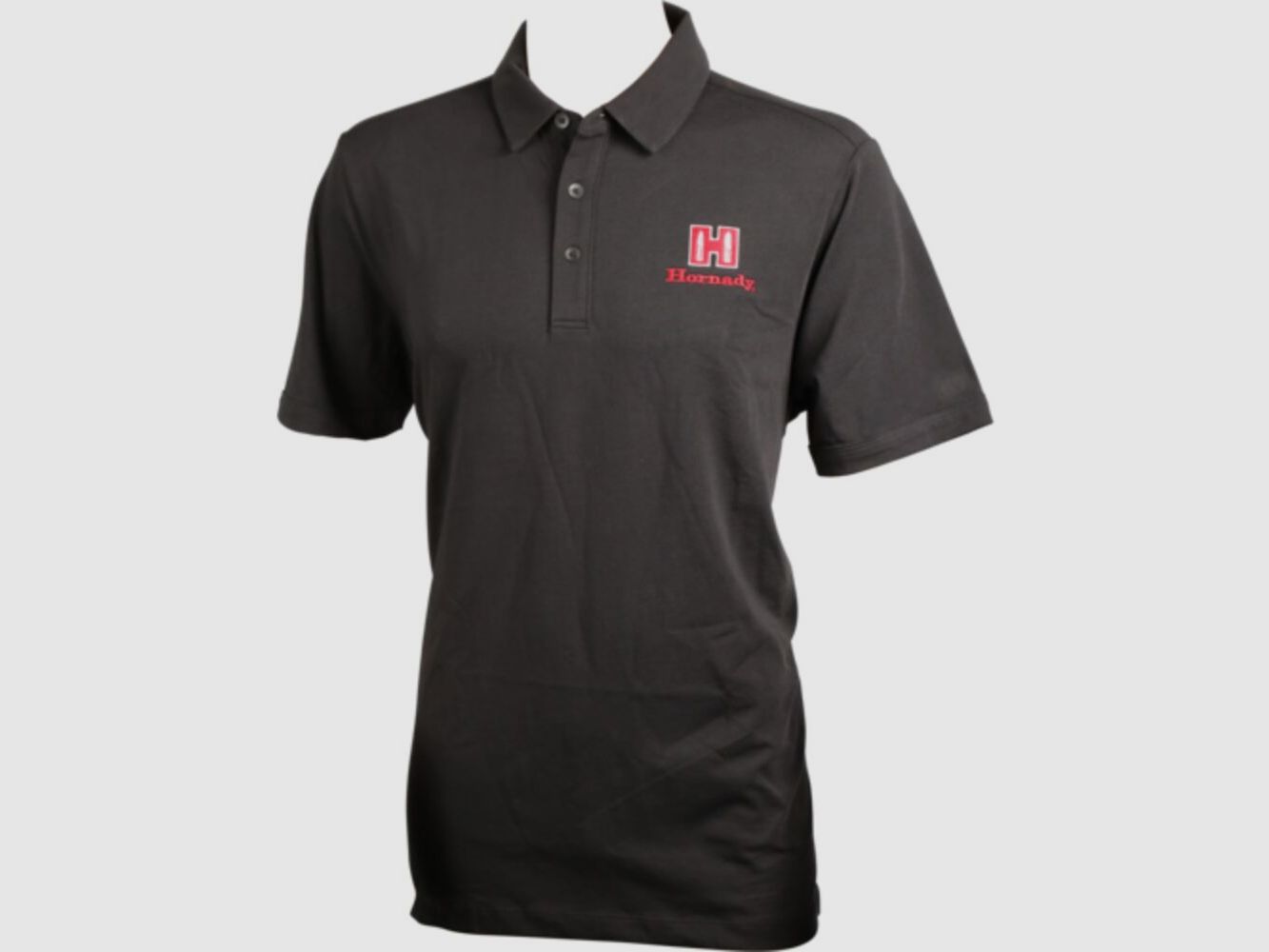 Hornady HORNADY POLOSHIRT SCHWARZ/ROT "H" GR. L