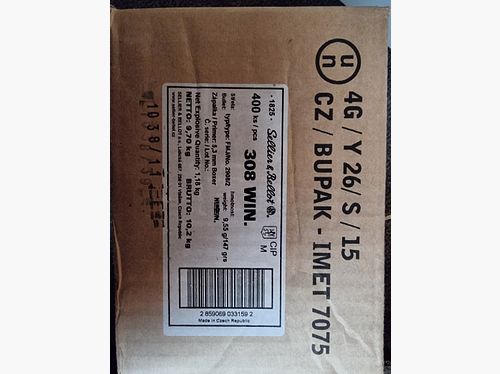 Sellier & Bellot .308 Win. Vollmantel 9,5g/147grs und 8,0g/124grs