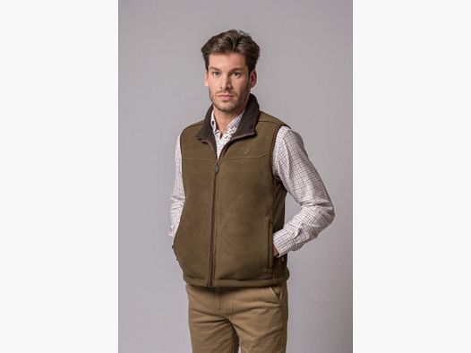 Chaleco British Cotton Berlín camel olive