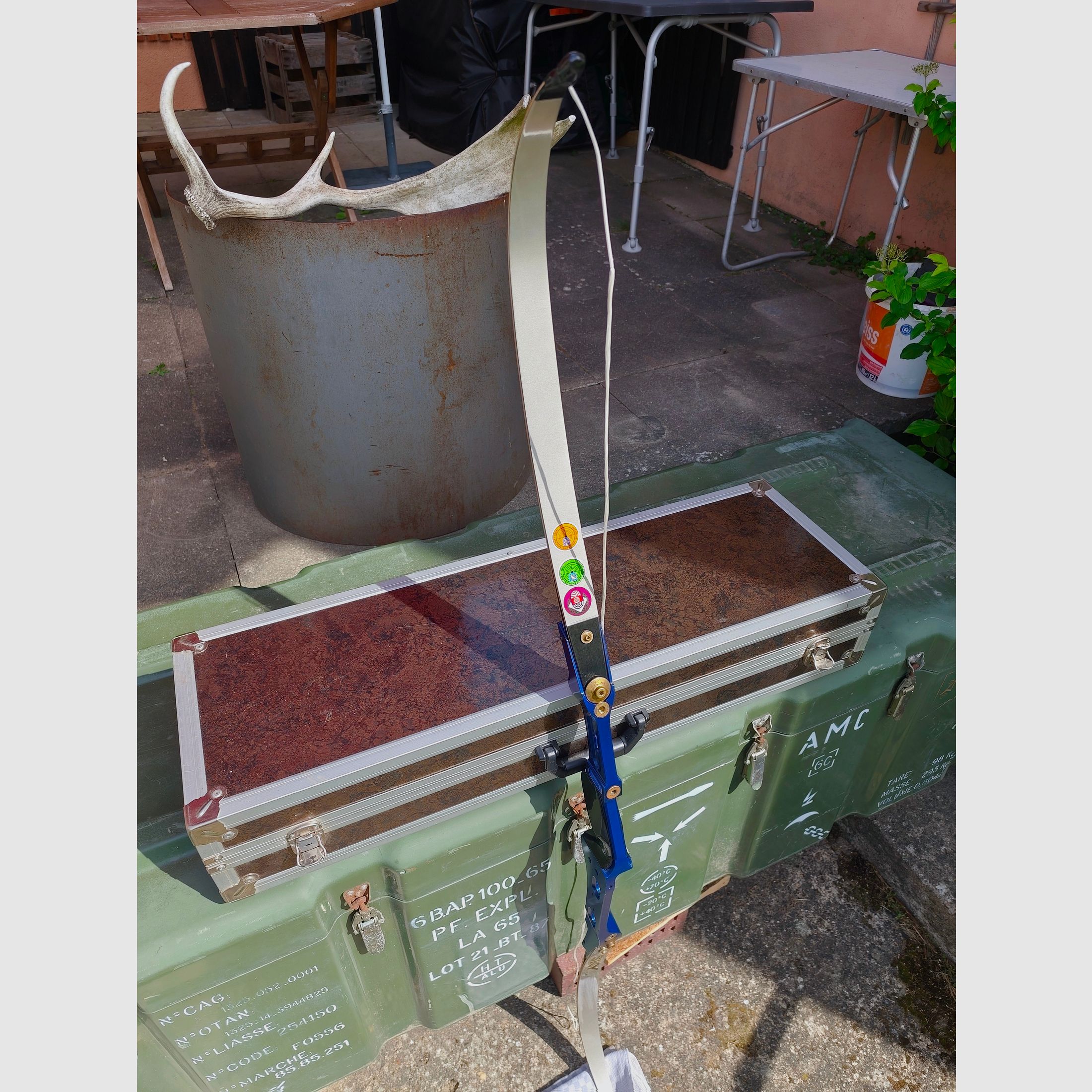 MSW USA tournament recurve bow competition bow with history