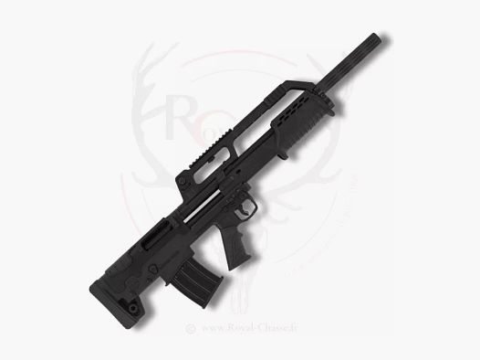 Pumpflinte HASTAN Bull Tactical Schwarz Kal.12/76 61cm Magazin 4+1 ESCORT