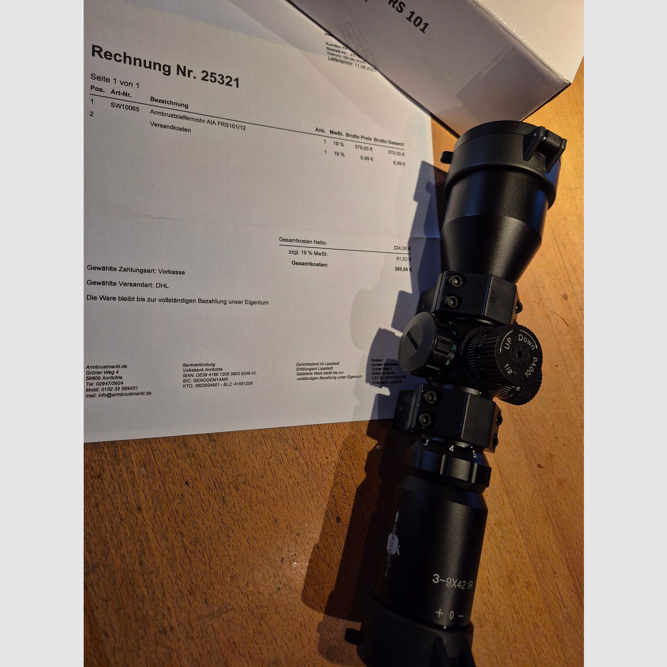 AIA 101-12 scope