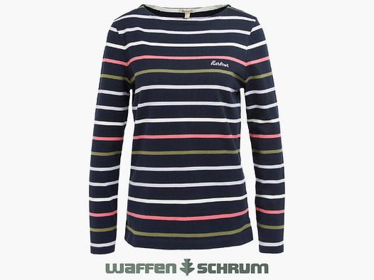 Barbour Pullover Hawkins Navy Stripe