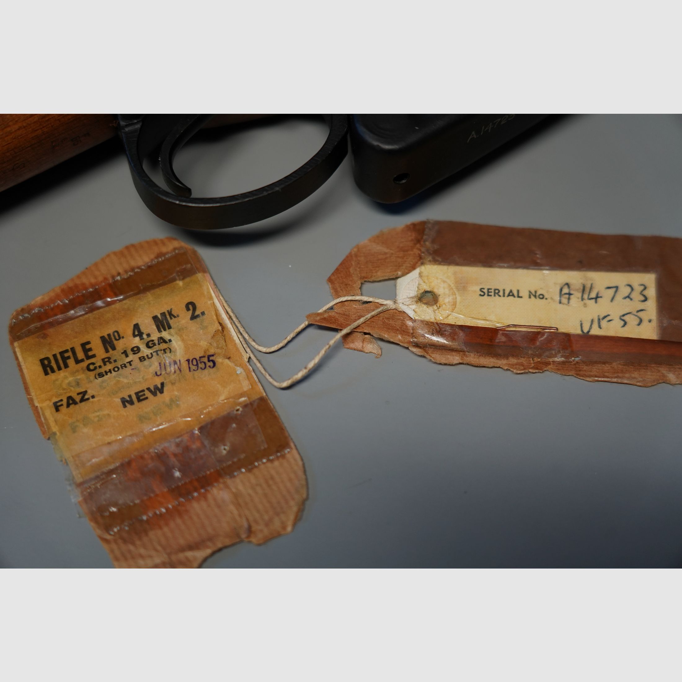 réservé ! Enfield Mark 4 carabine, arme d'arsenal en état neuf, calibre .303 britannique