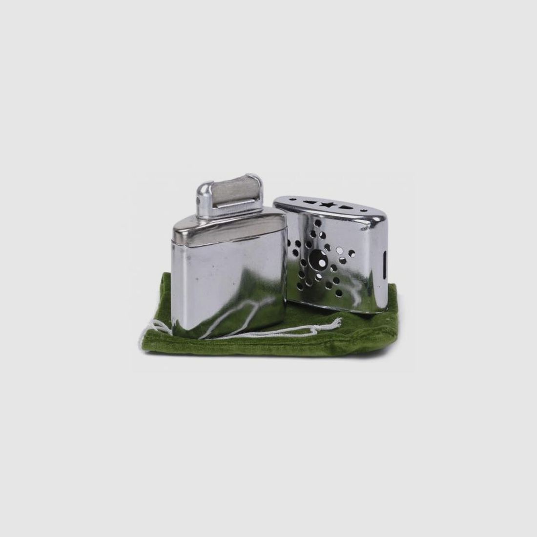 Taschenwärmer Benzin + 125ml Feuerzeugbenzin – Handwärmer Taschenofen