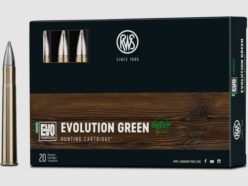 RWS EVO GREEN 11,9g/184grs - 20er
