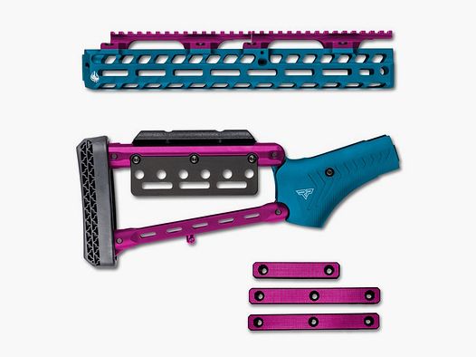 Set di calci per pistola Ranger Point Precision Costa Henry (Rosa e Turchese)