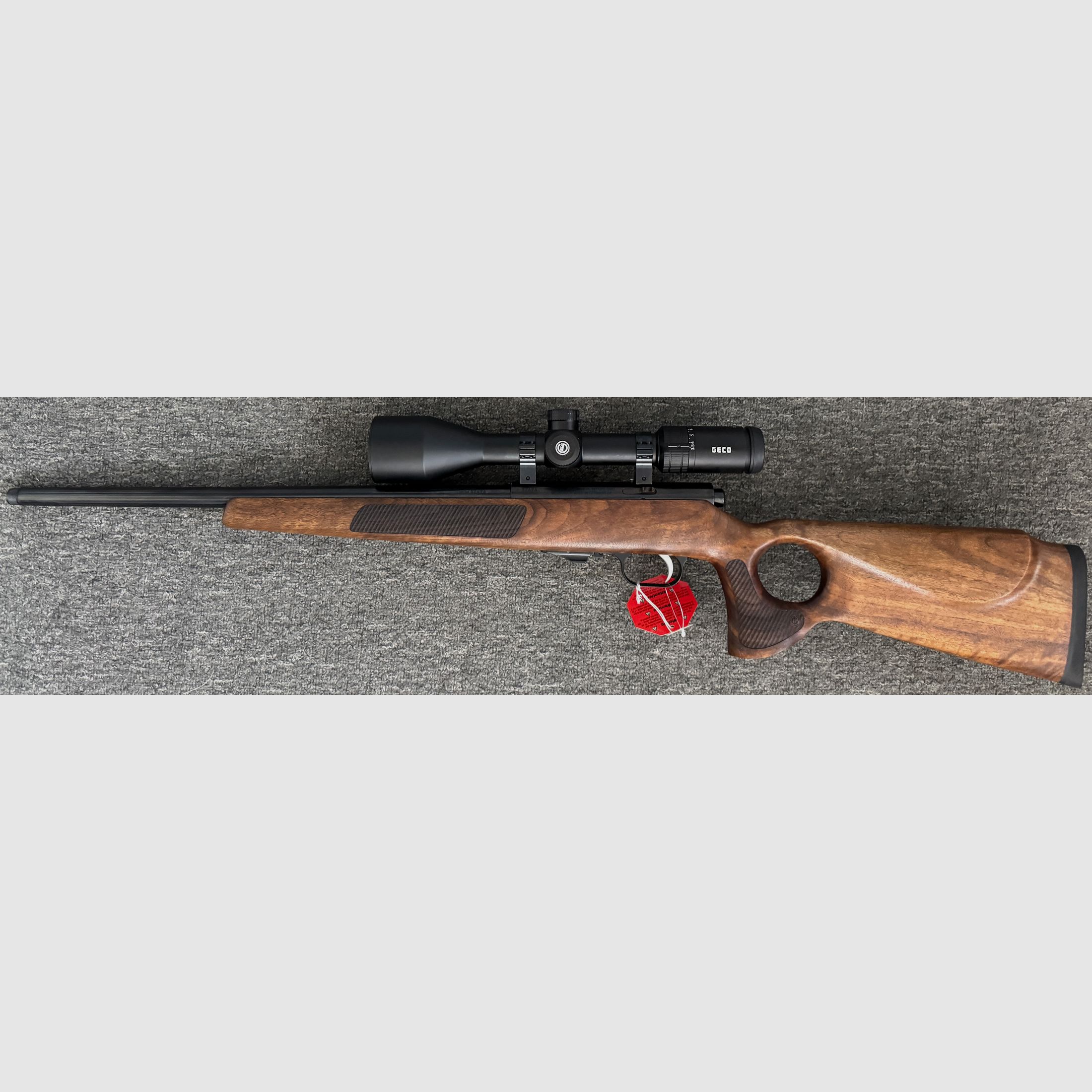 Weihrauch HW66 Production .17 Hornet con Geco 3,5-18x56 LP