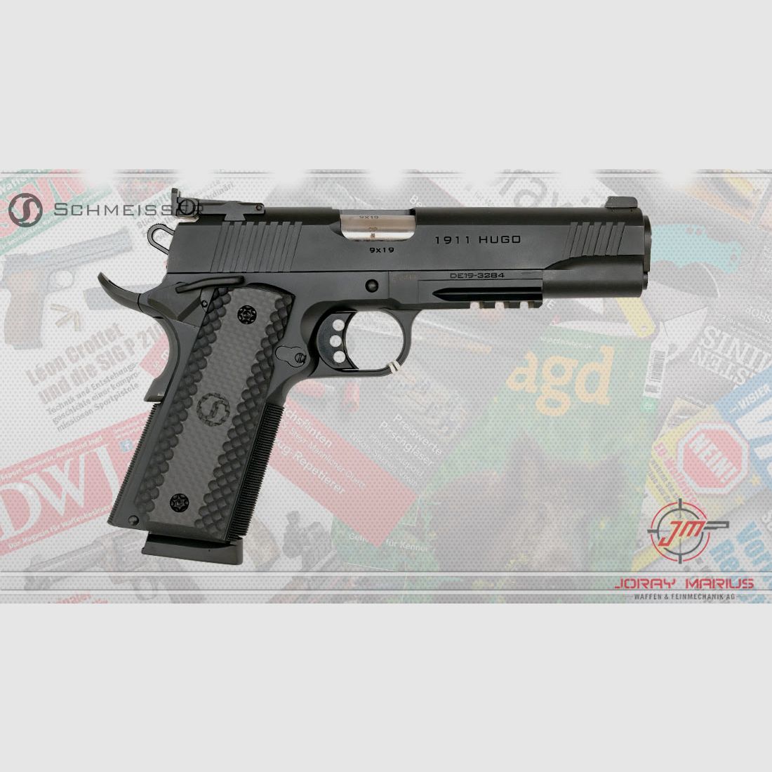 Schmeisser 1911 Hugo 9mm Para 5″ Blue, Bild 1 von 2