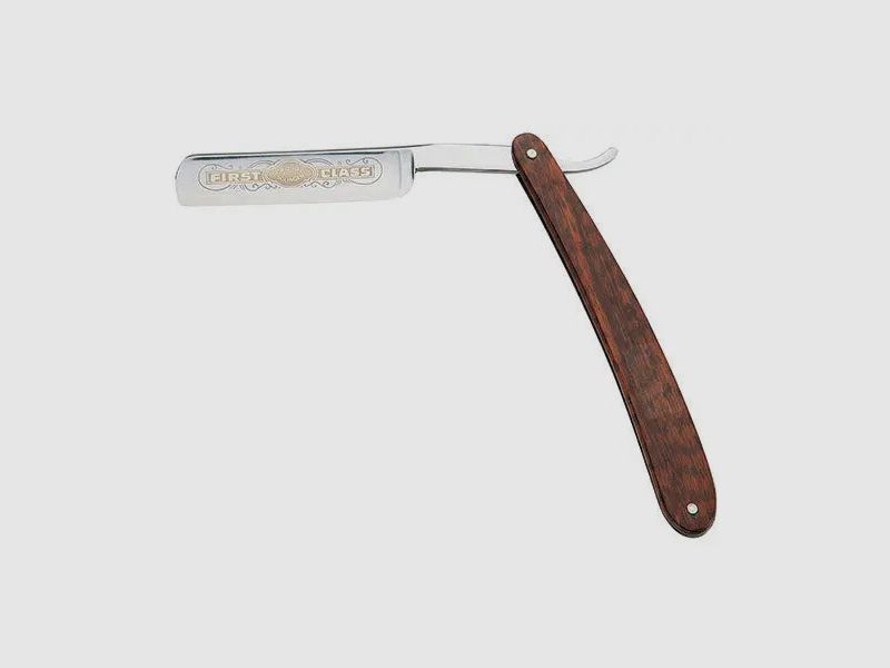 PUMA Rasiermesser mit Goldätzung, Schlangenholz