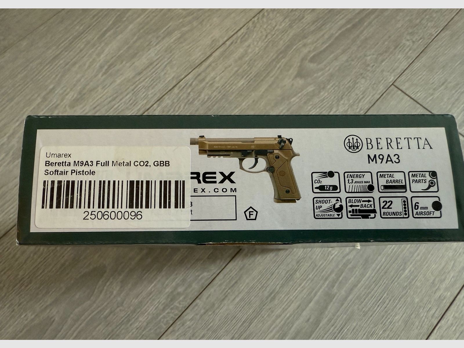 Umarex Beretta M9A3 Full Metal CO2, GBB Softair Pistole